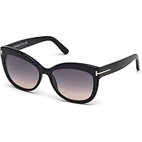 Amazon.com: Tom Ford FT0524 01B Shiny Black Alistair Cats